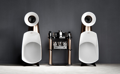 High-end horn speakers OPERLY Intelligence III 3d cad cgi design visualisation