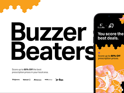 Buzz Rx & Phx Suns Ticket Giveaway Promo app arizona basketball buzz cta download grid grid layout interface mobile mockup pharmacy phoenix sports suns ui ux web design