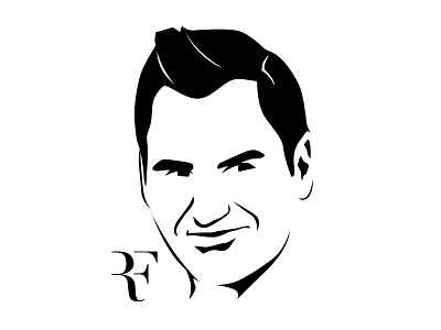 Roger Federer fan art ace design federer graphic design illustration roger roger federer tennis us open wimbledon