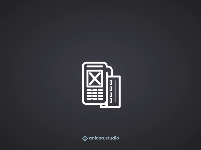 Payment rejected animated icon anicon animated logo animation business design graphic design icon illustration json lottie motion graphics payment ui