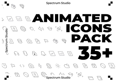 35+ Icon animations pack after effects animation icon motion desgin