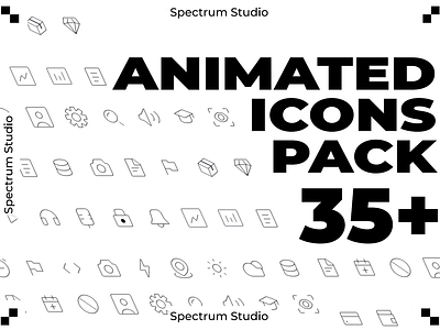 35+ Icon animations pack after effects animation icon motion desgin