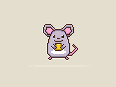 pixel mouse mouse design mouse illustration pixel art pixel mouse vector mouse