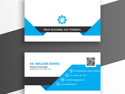 Business Card Design | By OctalFox atifriaz rubiaamajad octalfox businesscard design