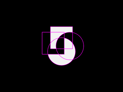 5 5 brand circle exclude five identity idolize irakli dolidze logo mark minimalist pathfinder square symbol visual