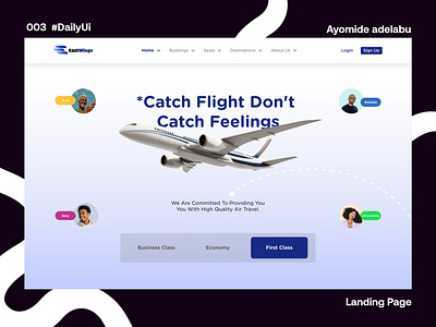 003 #DailyUI Landing Page dailyui graphic design ui
