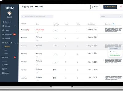 XRW : admin panel