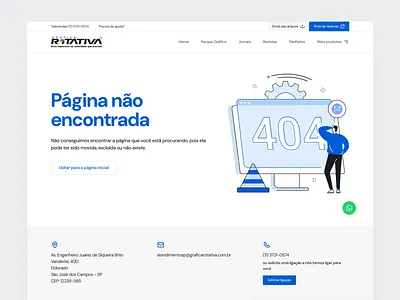 404 Error Page 404 blue design error page illustration landing page minimal ui user interface ux visual design website