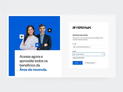 Dashboard - Login Page blue dashboard design figma flat login minimal sign in ui user interface ux visual design website