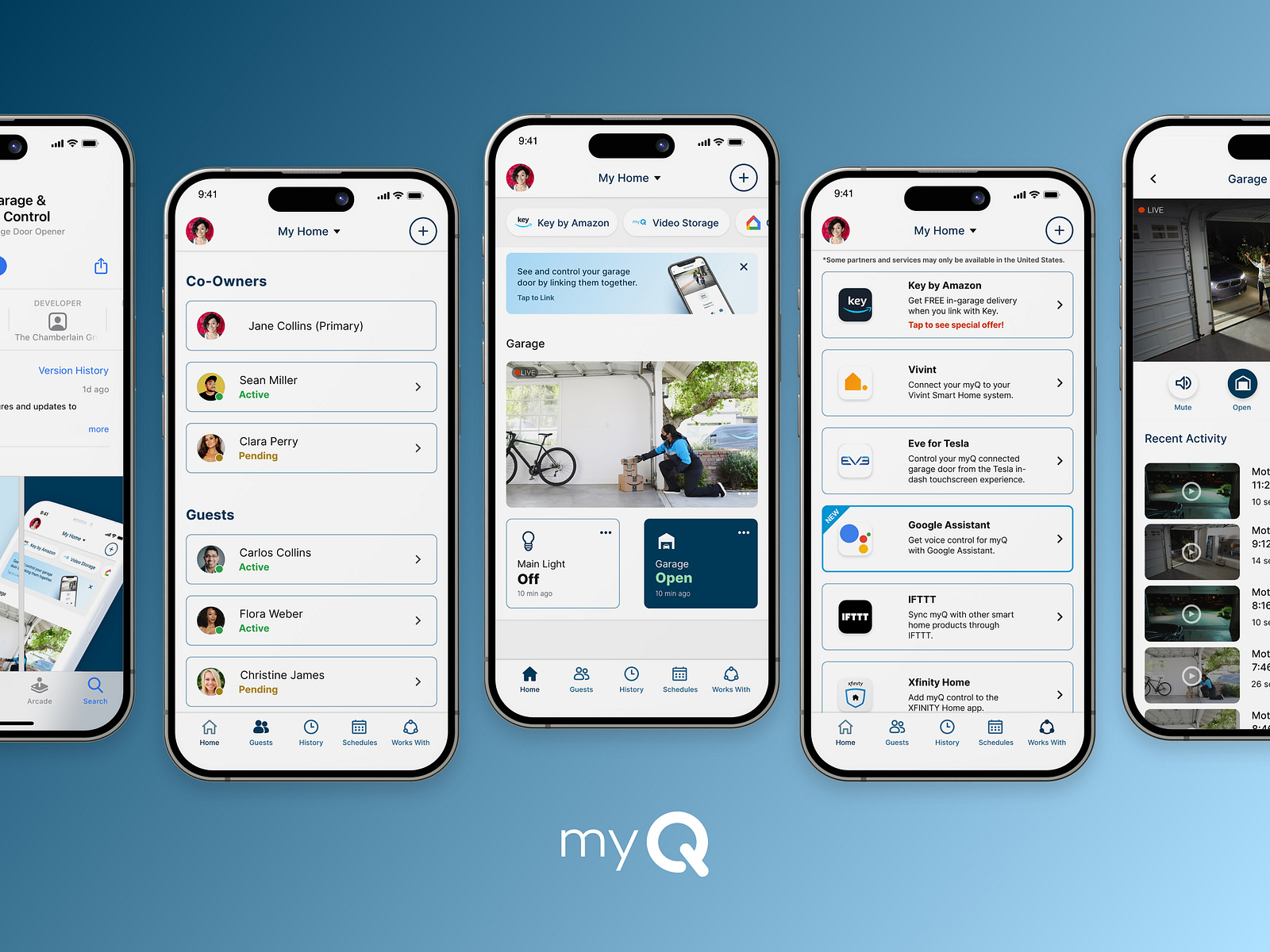 Myq app by brad atwell on dribbble
