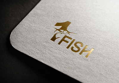 Fish logo branding game graphic design logo