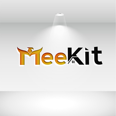 MeeKit online shop logo design branding fast graphic design logo