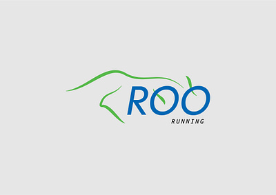 Kangaroo Logo "Roo Running" branding dailylogochallenge design graphic design logo vector