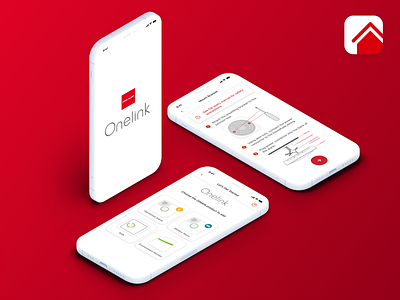 Onelink app branding design instructions mobile onelink smoke alarm ui ux