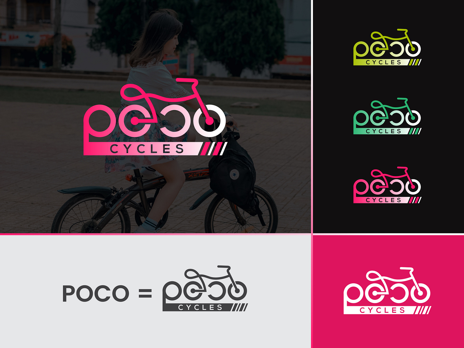 Poco Cycle Minimalist unique and modern logo design. by Designer ...