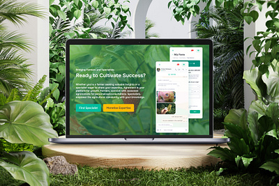Agronnect.com - Landing Page agriculture agronnect agronomist branding farm farmer homepage landing page platform ui ux