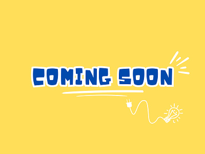 The Countdown Begins - Coming Soon Design cartoon comic coming soon coming soon simple design engagement gaming line art
