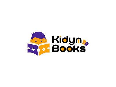 Kidyn Books Logo Design abstract logo app icon brand identity branding creative logo gradient logo logo logo design logos marketing logo real estate logo saas