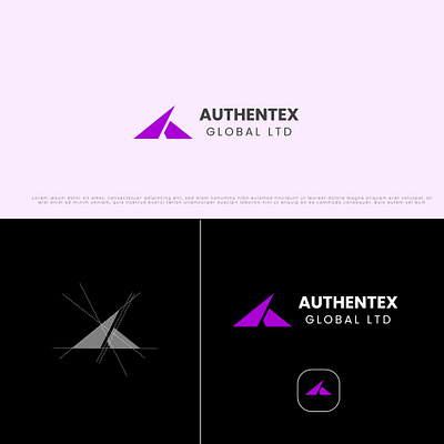 authentex global ltd logo animation authentex global ltd logo graphic design lil logo