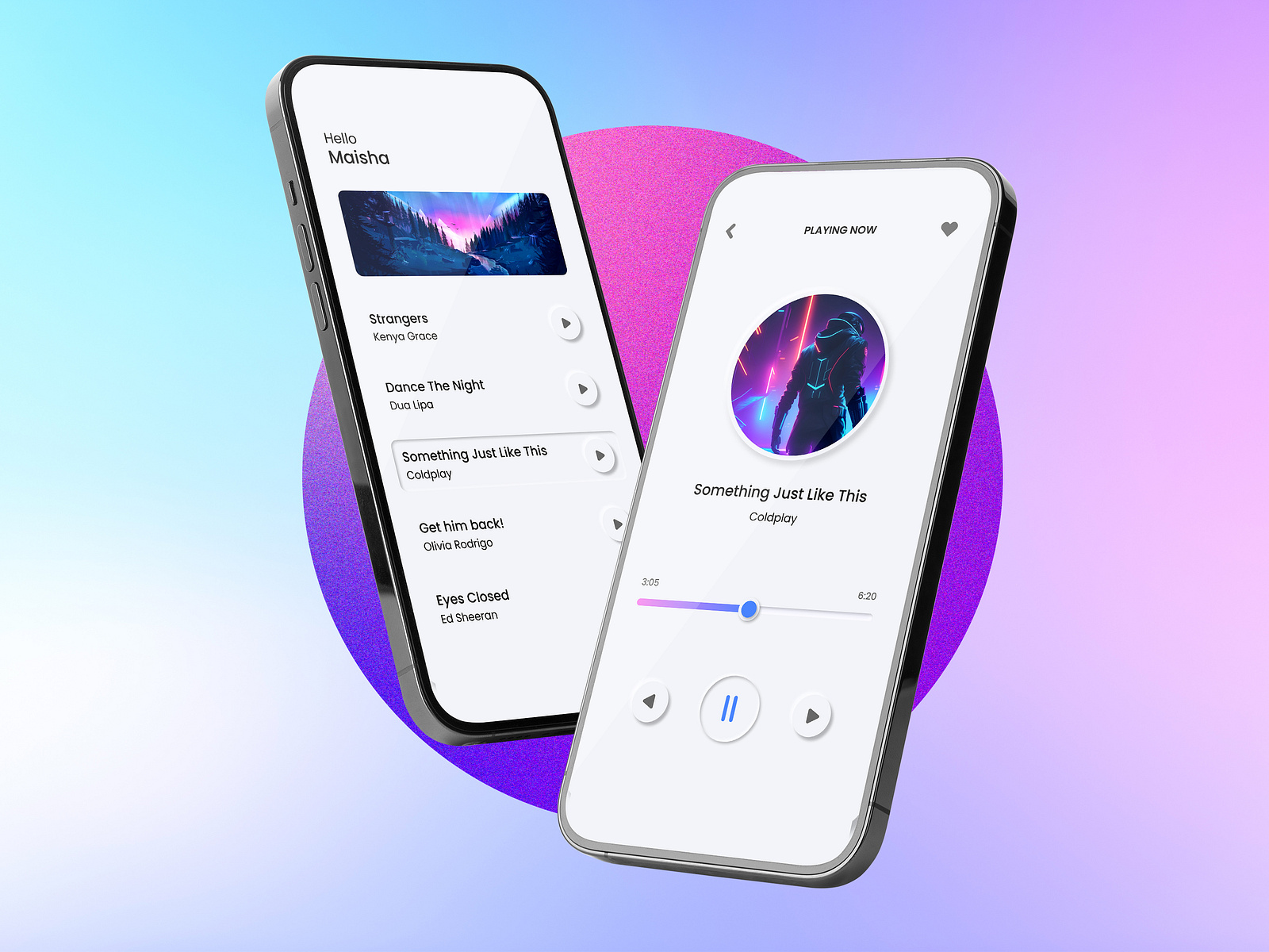 Neumorphic Music App by Maisha Maliha Siddique on Dribbble