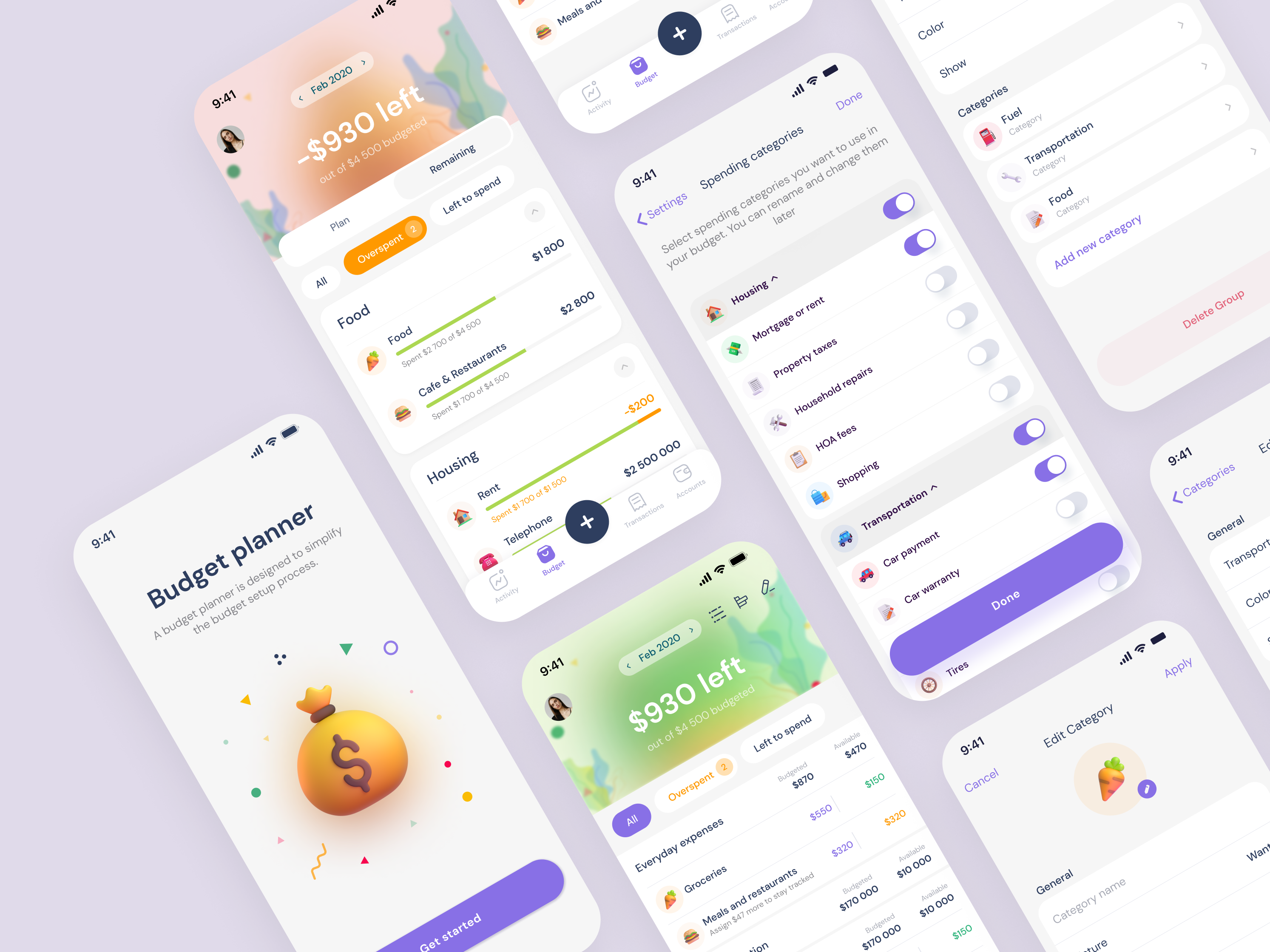Finance App UI/UX Design banking budget app design budgetting app budgetting app onboarding design finance app finance app onboarding finance management app ui interface design ios mobile app mobile interface onboarding ui ui ui design uiux uiux design ux design