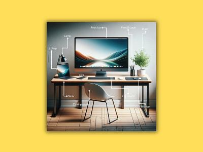 The Ultimate Computer Table product features simple design smart storage