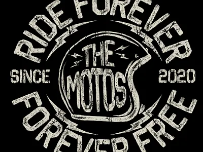 THE MOTOS branding graphic design handmade illustration logo mexico motorcycle traditional vintage