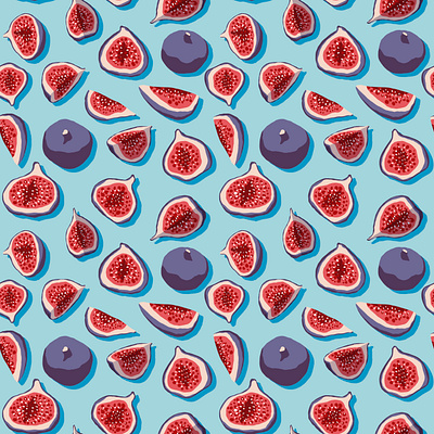 Jolly Figs figs illustration surface pattern design