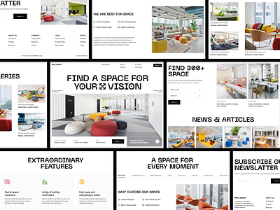 Website design clean clean work co work space design landing page orix rent rent house space space for rent typography ui web web design webdesign website workspace
