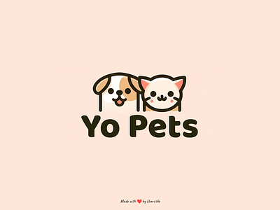 Yo Pets Branding - Design by Usercible app branding design illustration logo ui ux uxdesign vector