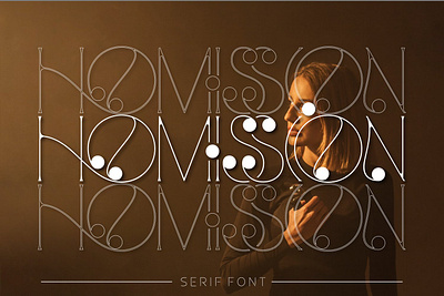 Homission Font bold display font decorative font homission font sheikh brand sheikh don