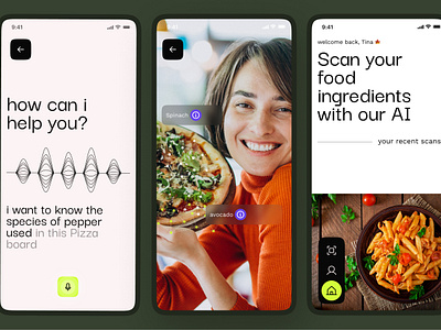 Food Scanner AI app app eatwell food scanner ui