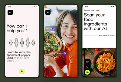 Food Scanner AI app app eatwell food scanner ui