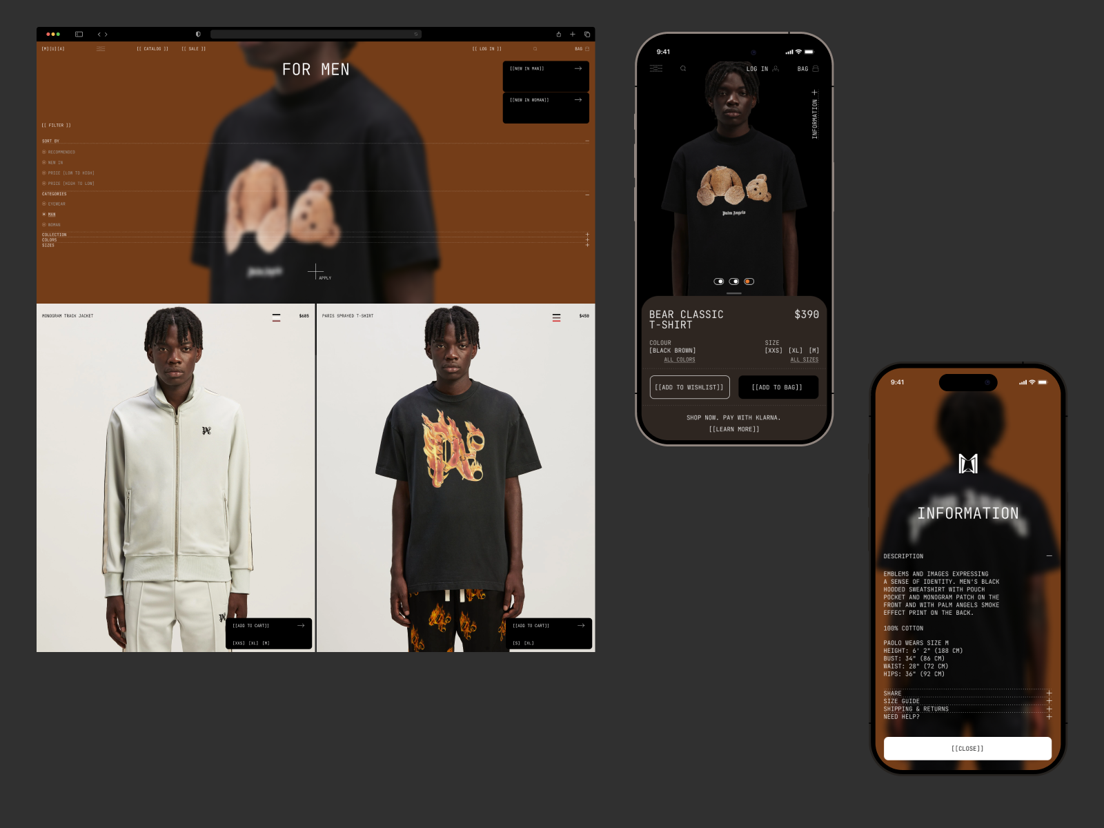 Example of UX/UI Web Designs