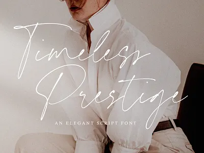 Timeless Prestige - Elegant Script Font branding design elegant font fonts graphic design handwritten font script script font wedding font