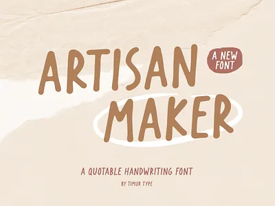Artisan Maker - Quotable Handwriting Font design font fonts graphic design handwritten font quotable quote script script font wedding font