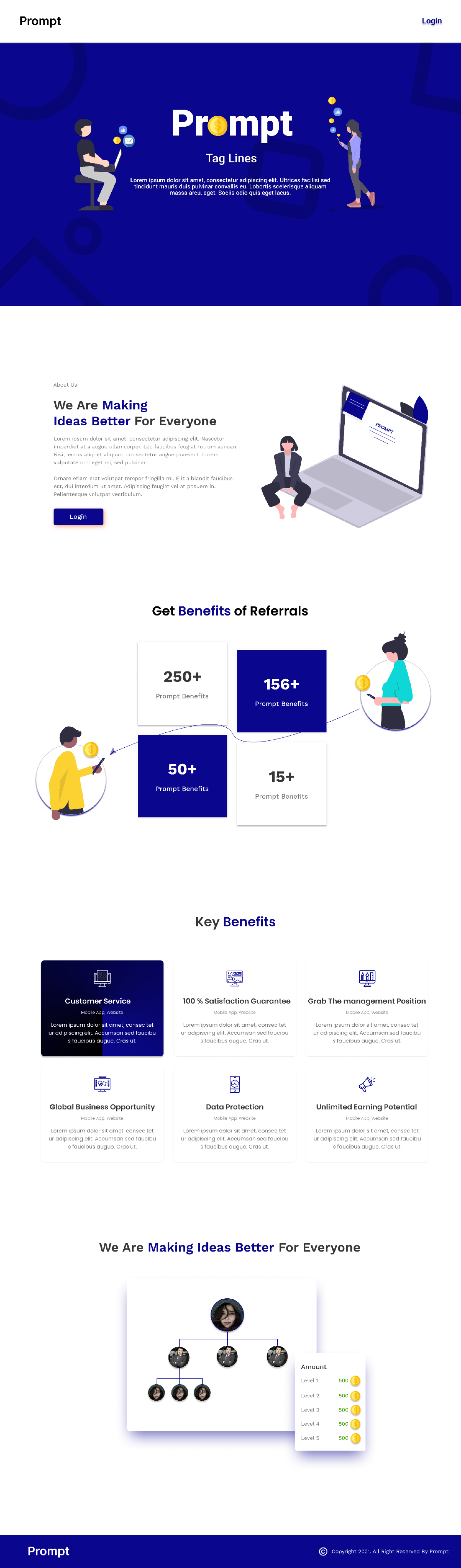 Referral Management System app design ui ux