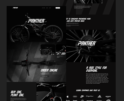 Web Design-Branding(Panther Animation display ) branding logo web design