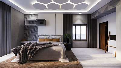 Comfy Bedroom 3d arc architecture archviz bedroomdesign design interior photoshop rendering