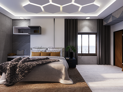 Comfy Bedroom 3d arc architecture archviz bedroomdesign design interior photoshop rendering