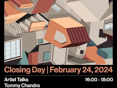 Closing Day Poster architecture artist branding building design digital editorial exhibition gif house icon illustration indonesia minimal motion poster vector video