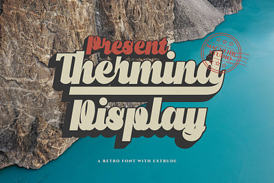 Thermind Display Typeface display display font font retro font script font sport font typeface vintage font