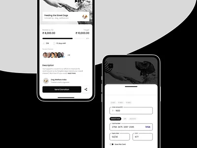 Crowdfunding Campaign UI #DailyUI #032 appdesign appscrenns crowdfunding dailyui ui ux uxui
