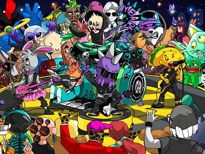 OctoPeeps adobe illustration nft vector