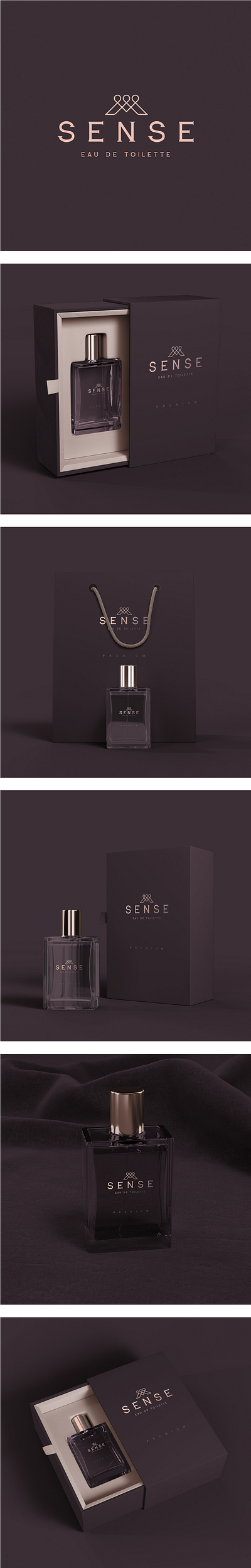 Perfume Logo Branding (Sense) branding logo logo brading logo design perfume vector