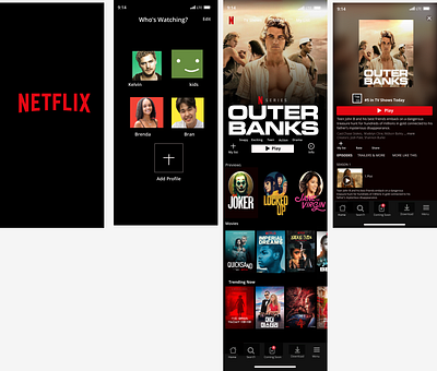 NETFLIX DESIGN 3d branding graphic design motion graphics ui