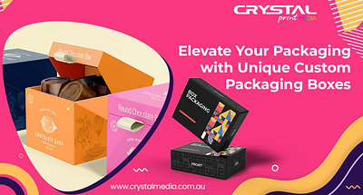 Custom Packaging Boxes to Boost Your Branding| Crystal Media