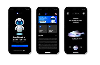 Gurin AI - Mobile App design ui uiux user interface