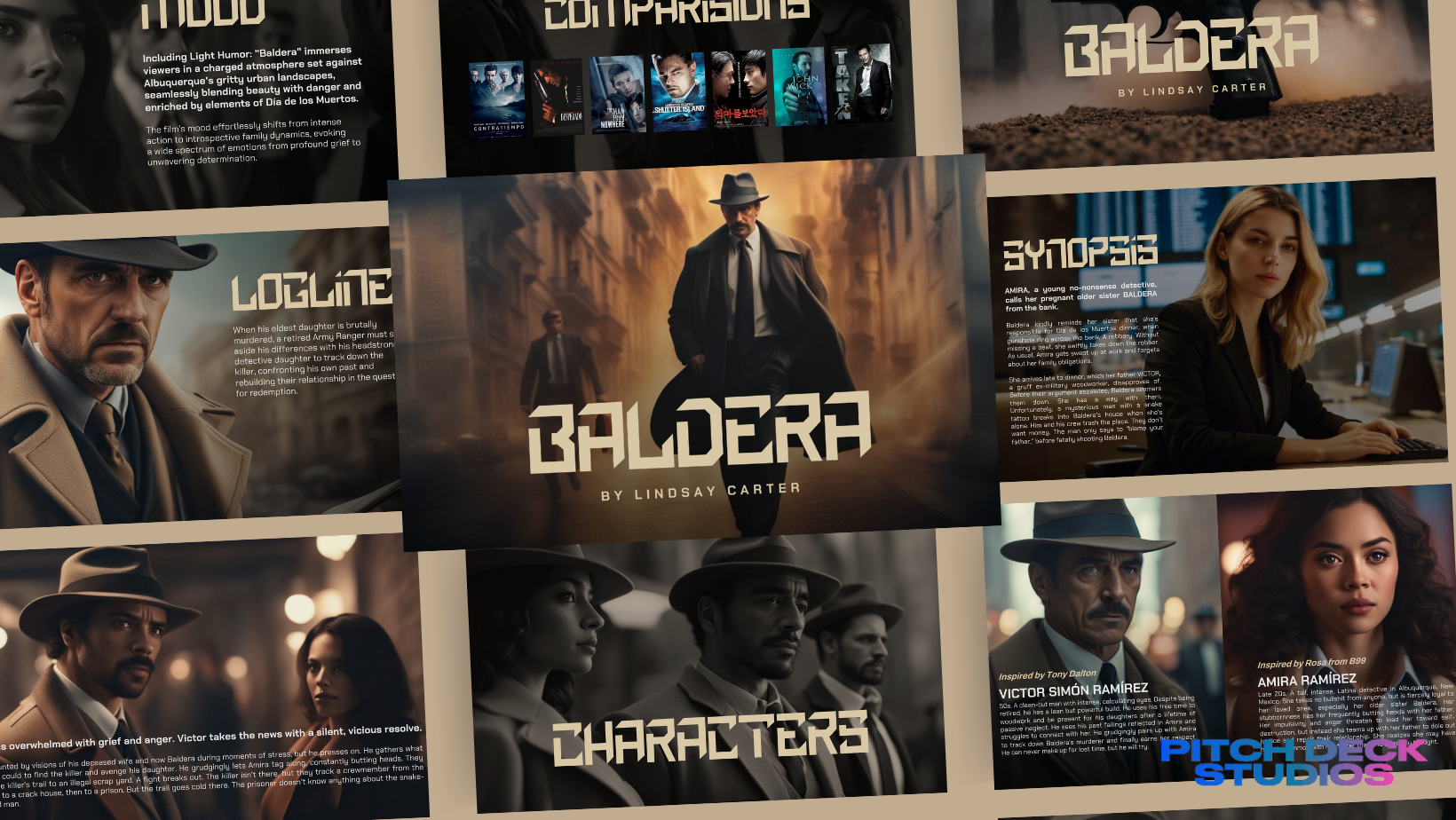 Example of Film Pitch Deck   Cinematic Style