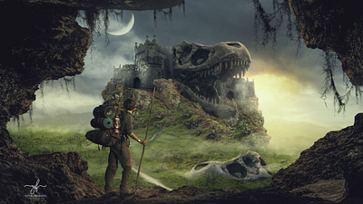 Lost Castle - Personal Project design digital imaging lost castle lost world manipulation movie poster photo manipulation thumbnail